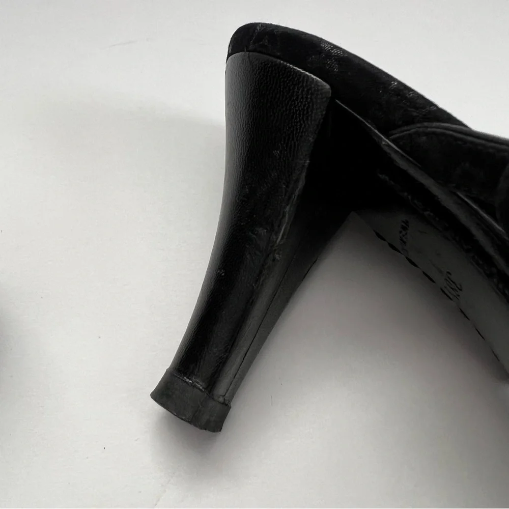 Louis Vitton LV Monogram Double Strap Heels - Picture 8 of 10